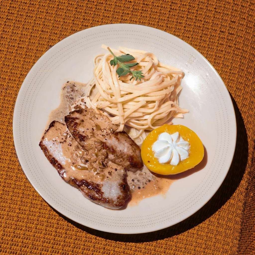 Escalope à la crème