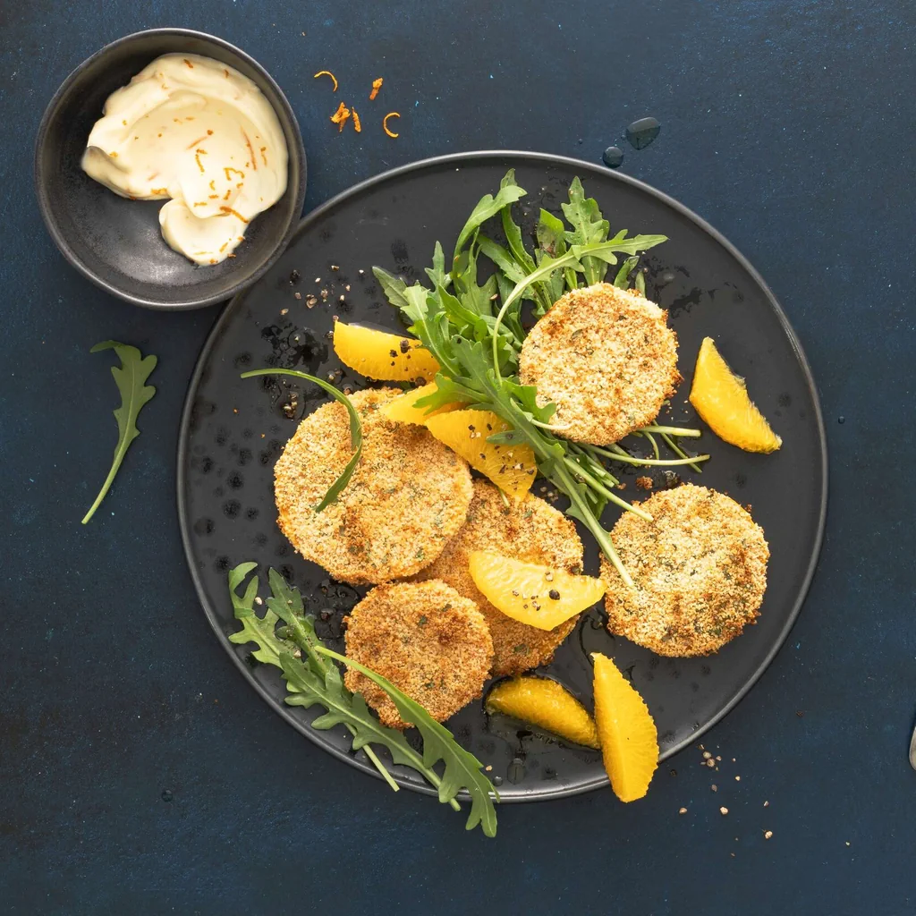 Cotoletta di zucca croccante
