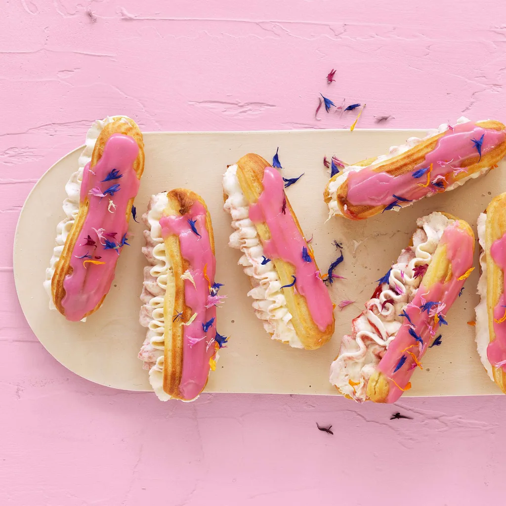 Eclair ai lamponi