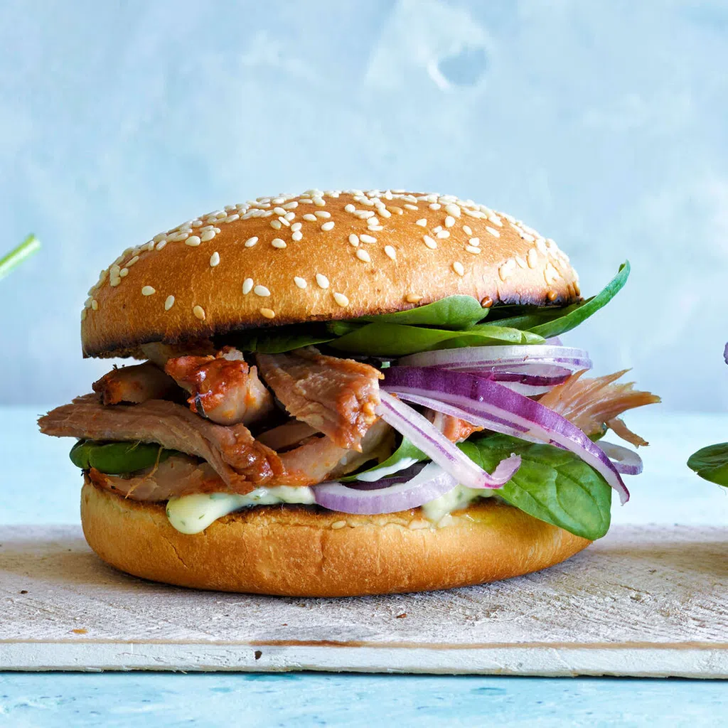 Pulled-Sparerib-Burger