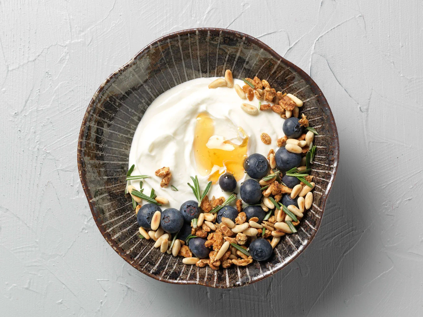Granola sylvestre avec séré