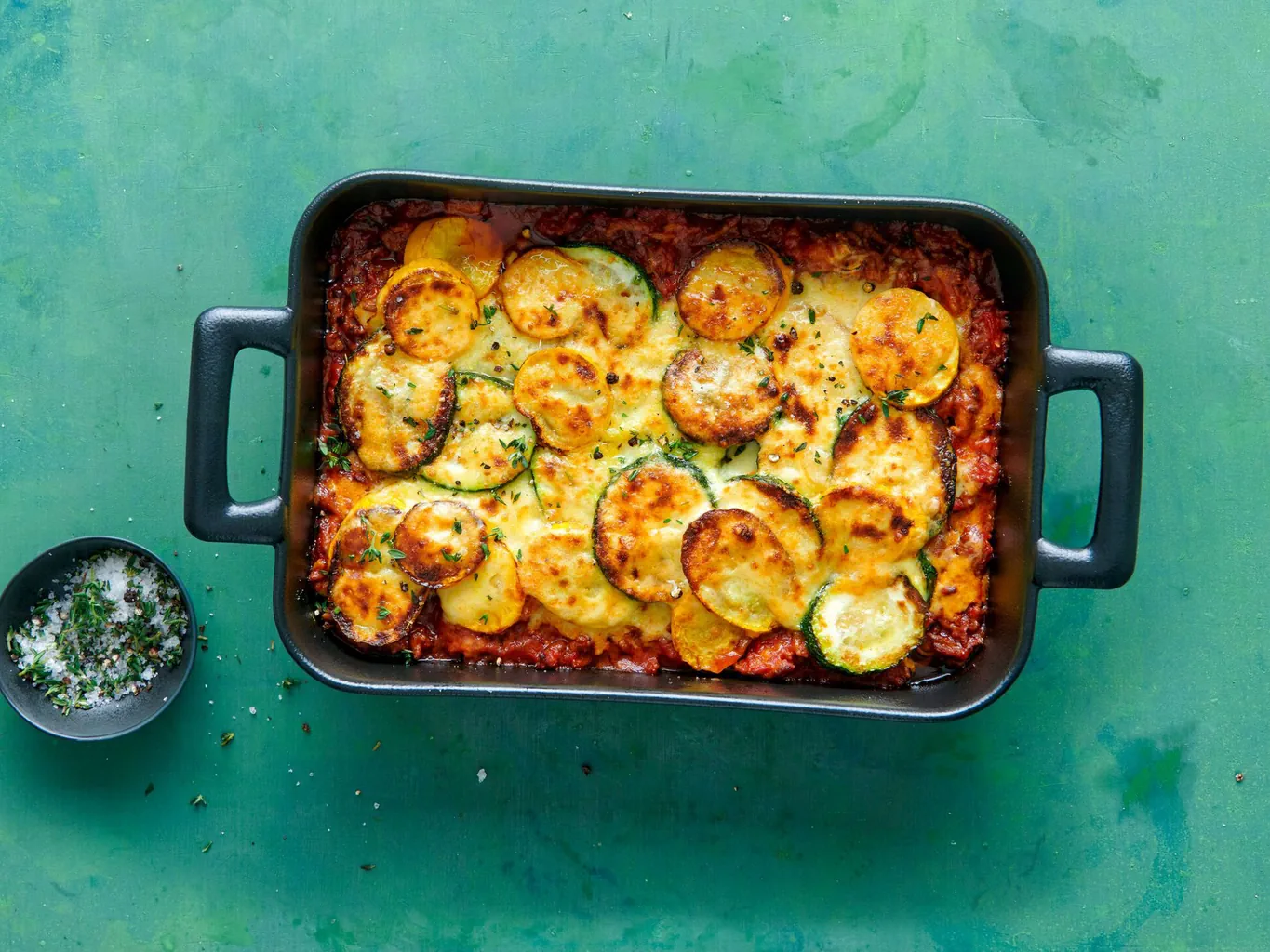 Gratin di zucchine e carne macinata