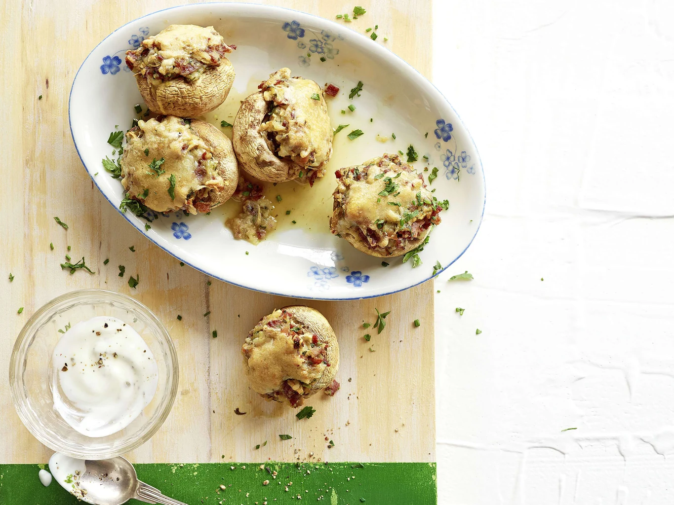 Champignons de Paris farcis