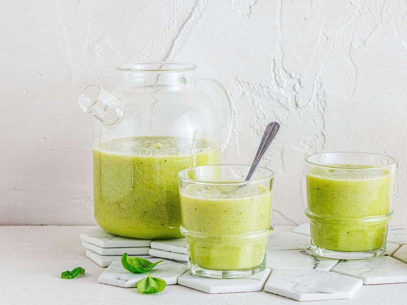 Kopfsalat-Melonen-Smoothie