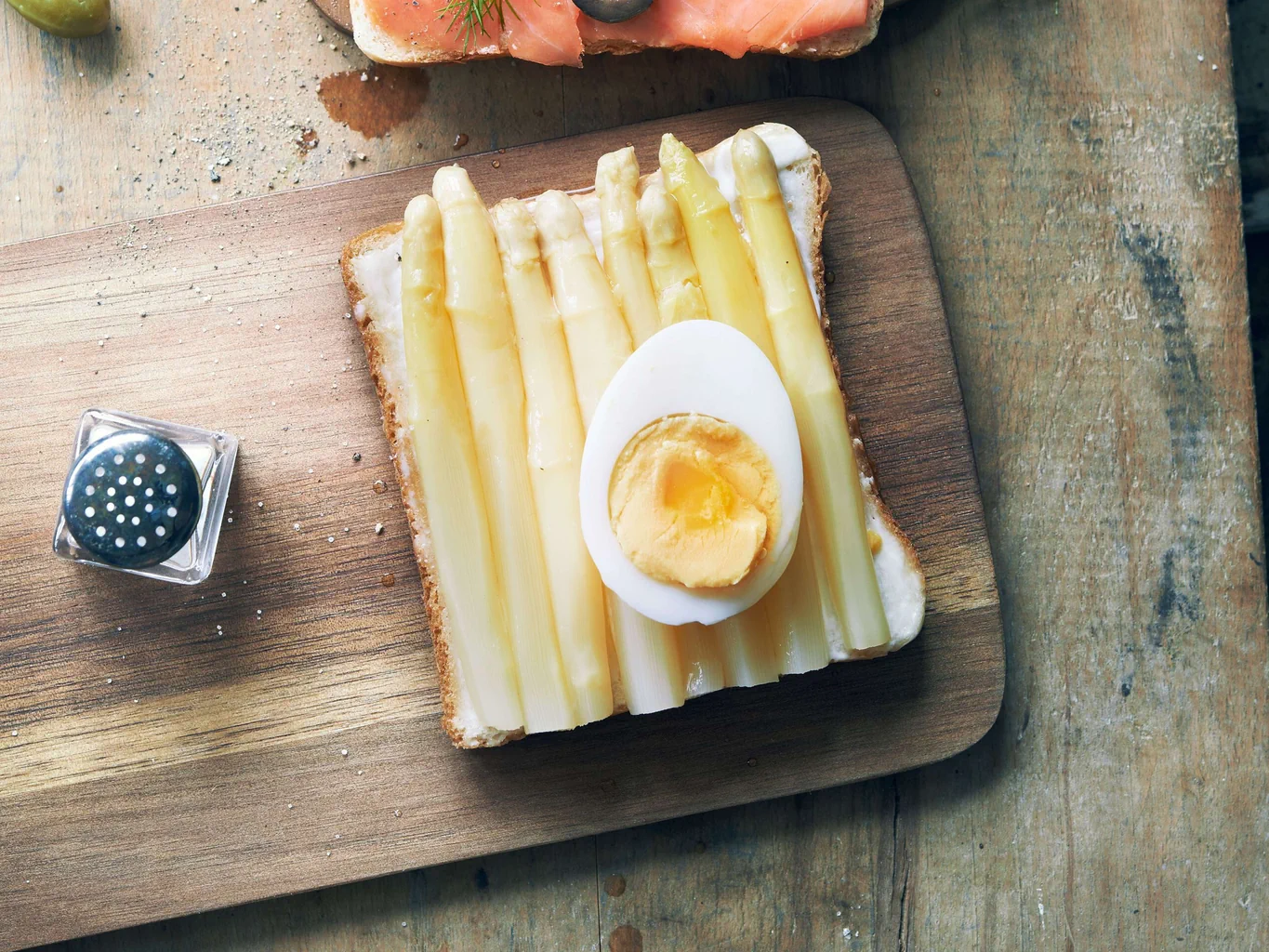 Spargelcanapé