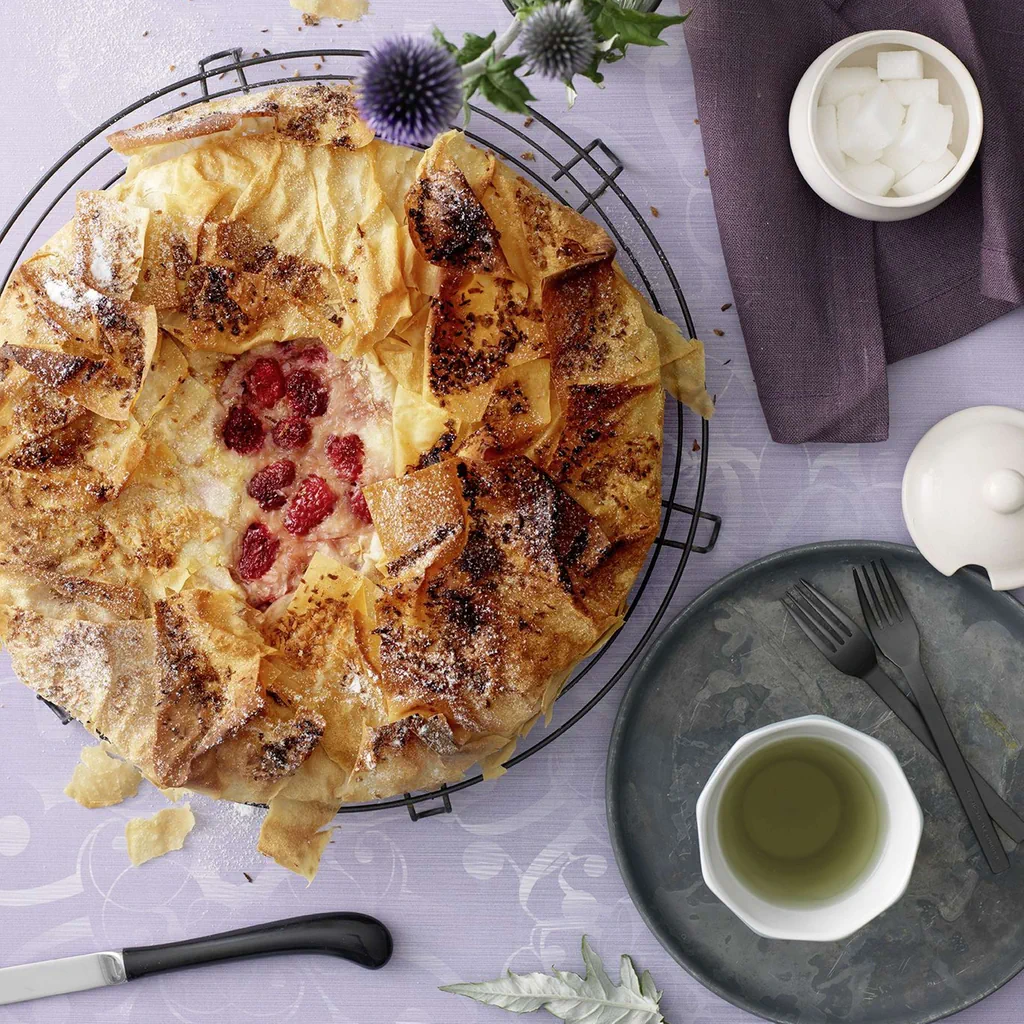 Himbeer-Strudeltarte