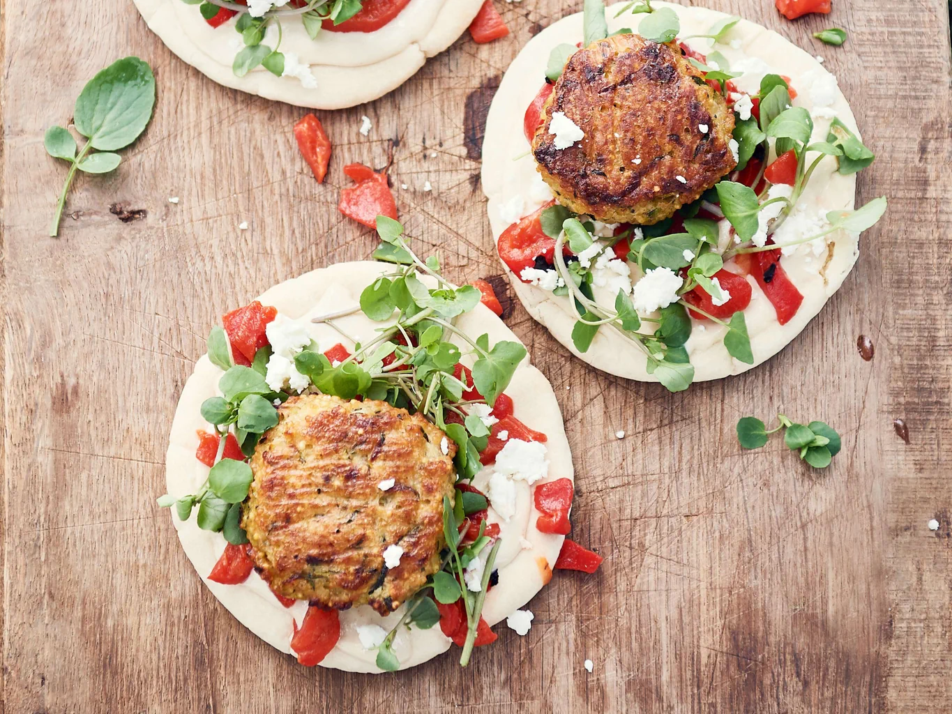 Burger di miglio e zucchine