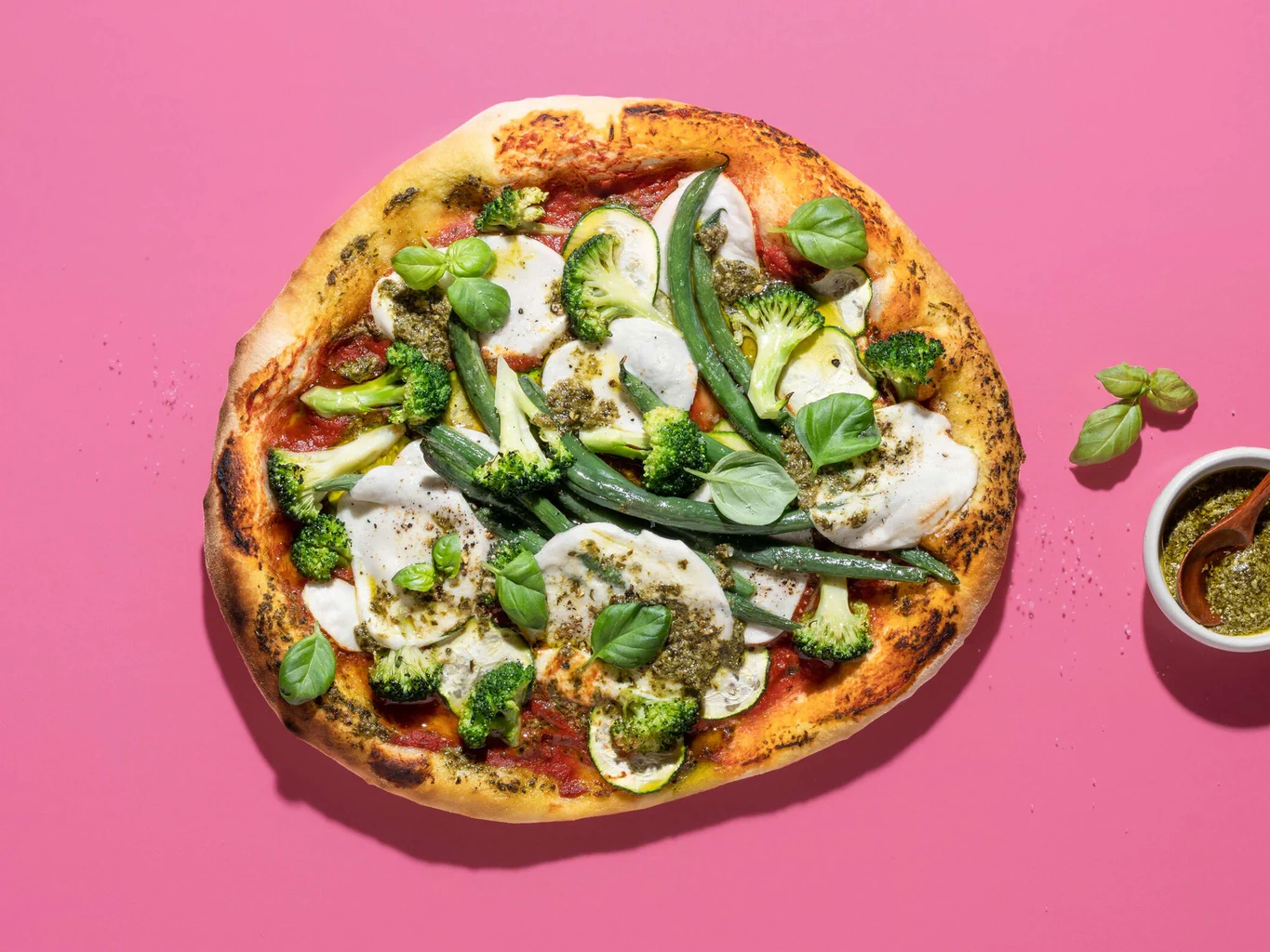 Pizza végane aux légumes