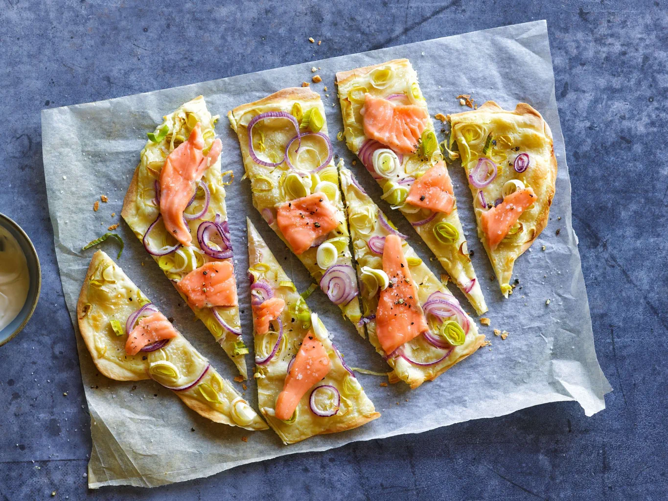 Focaccia alsaziana al salmone