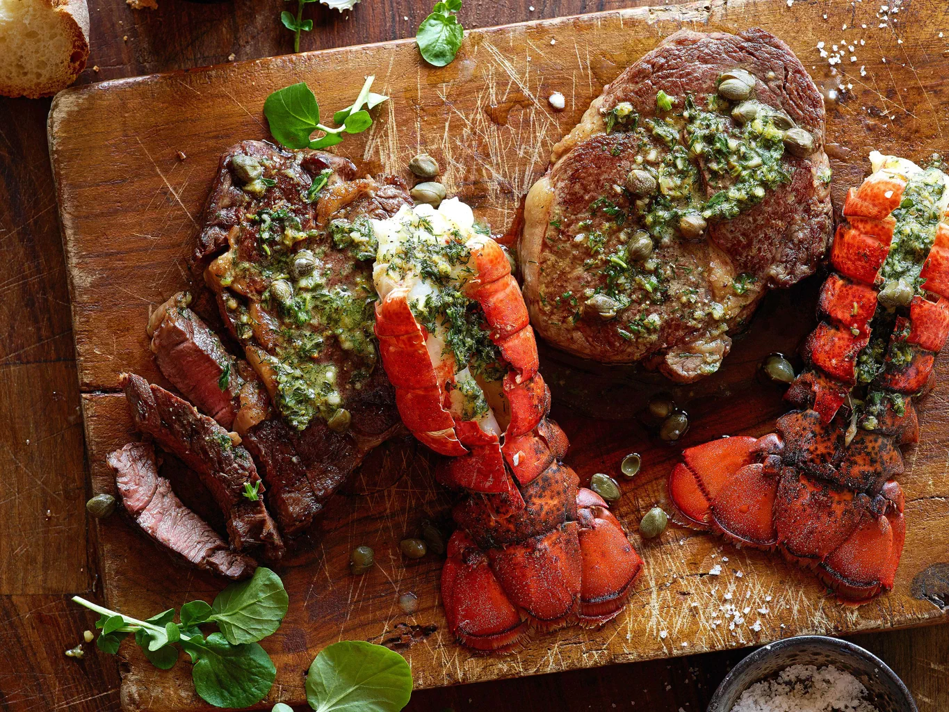 Steak mit Hummerschwanz