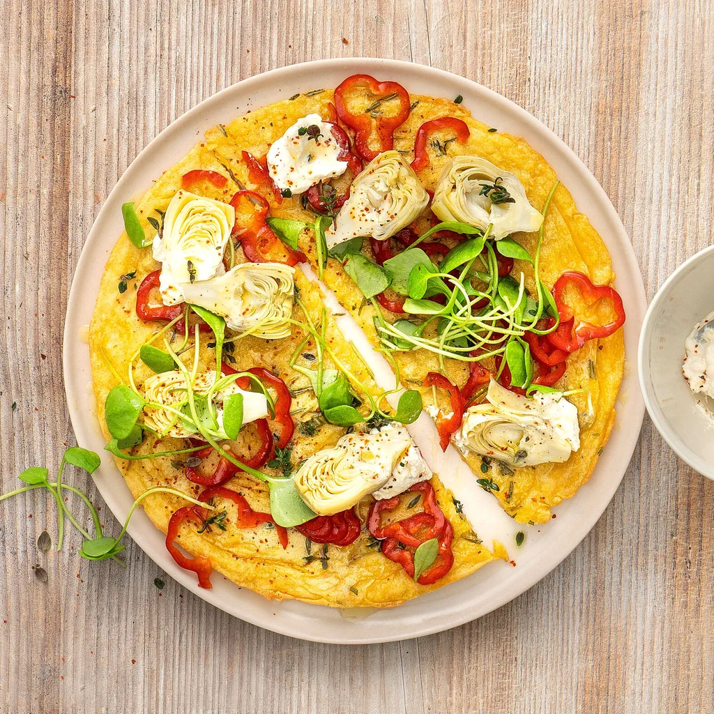 Farinata con verdure