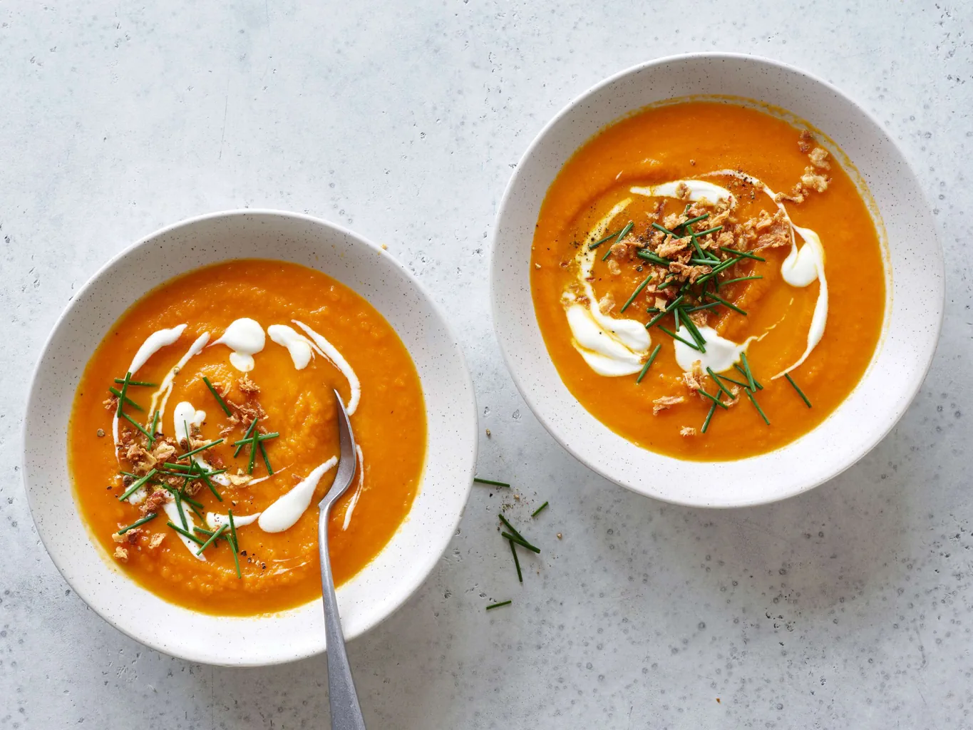 Geröstete Karottensuppe mit Miso