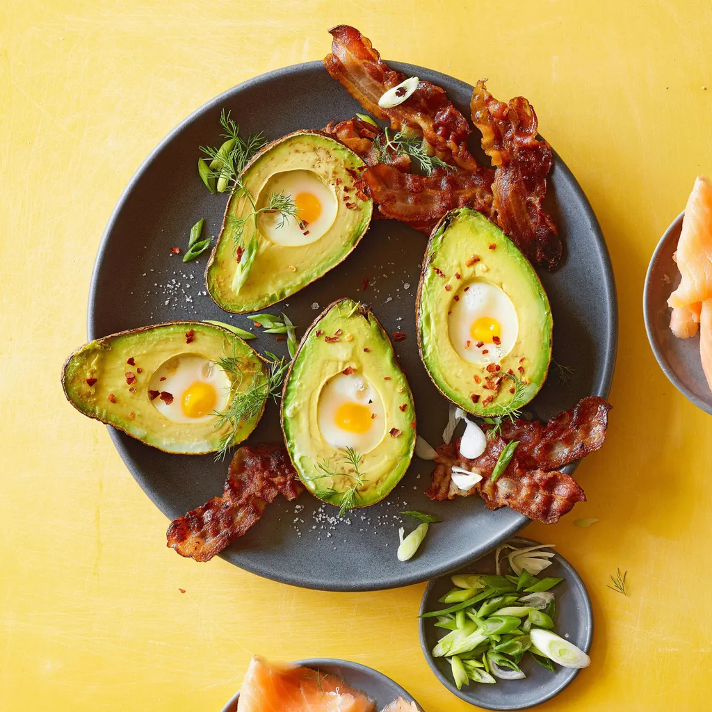 Avocado mit Ei