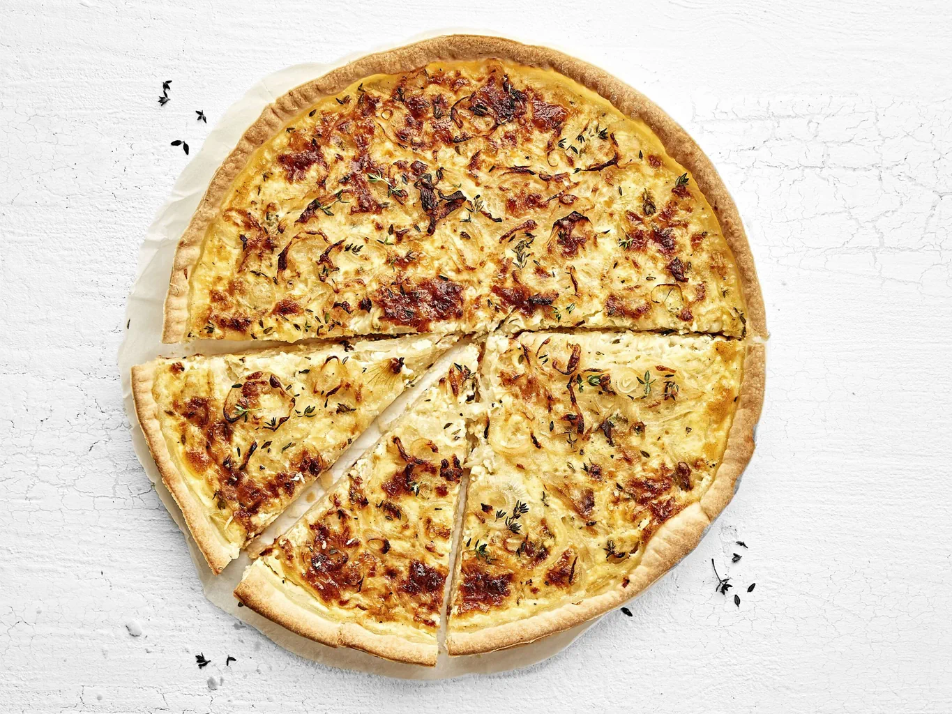 Tarte aux oignons