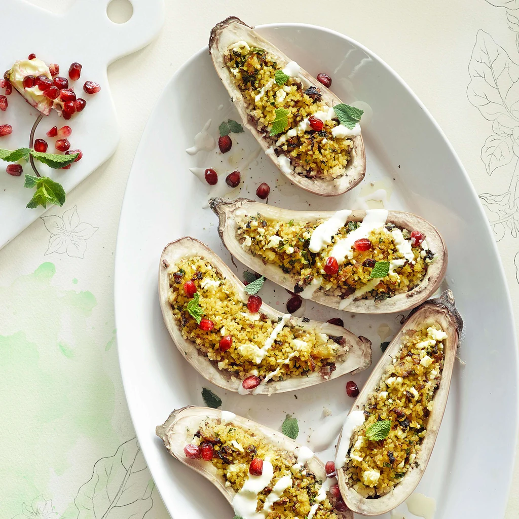 Melanzane ripiene con salsa allo yogurt