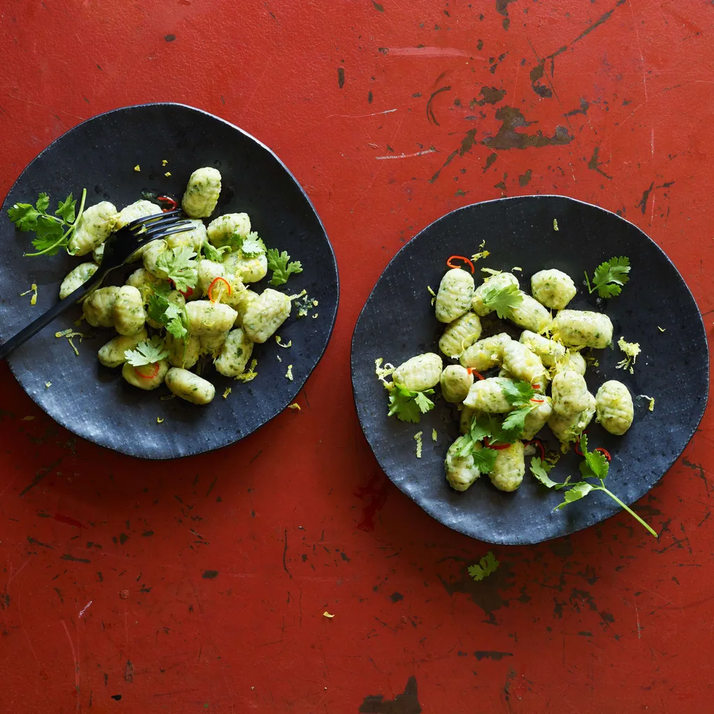 Koriander-Gnocchi