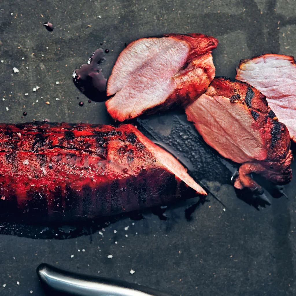 Filet mignon de porc en marinade rouge