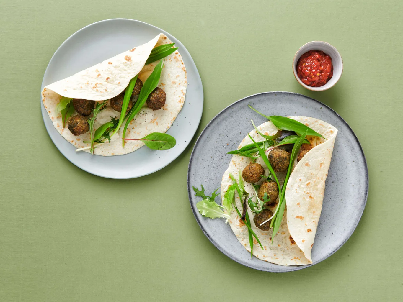 Bärlauch-Falafel