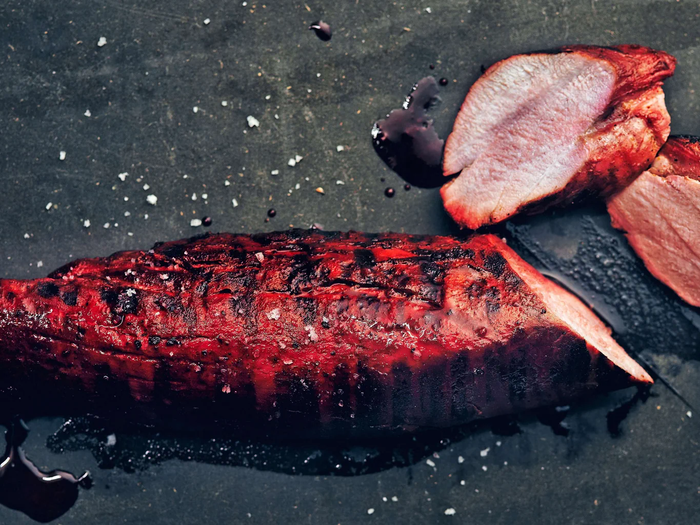 Schweinsfilet mit roter Marinade
